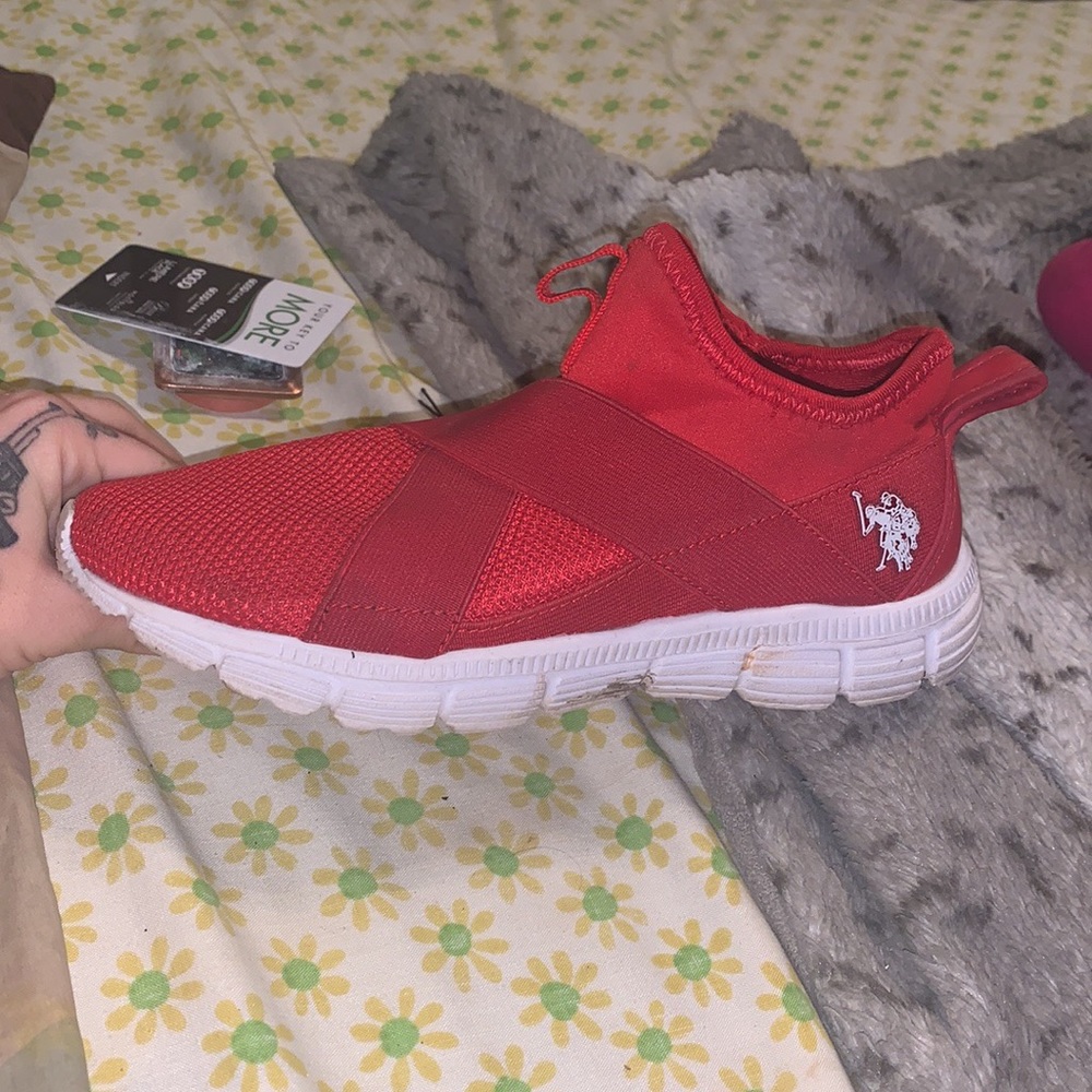 Heals and Polo red shoes size 5&6